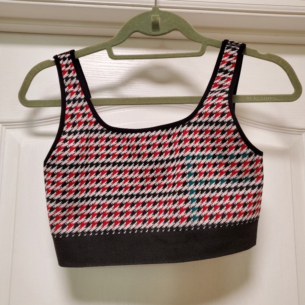 Fabletics Camryn Houndstooth Sports Bra